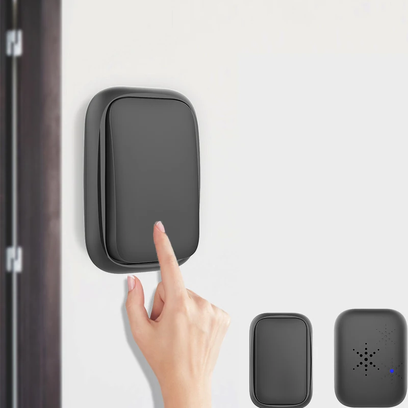 

Wireless Doorbell Waterproof Self-powered Smart Door Bell Home No Battery Required Cordless Ring Dong Chime timbre calling EU US