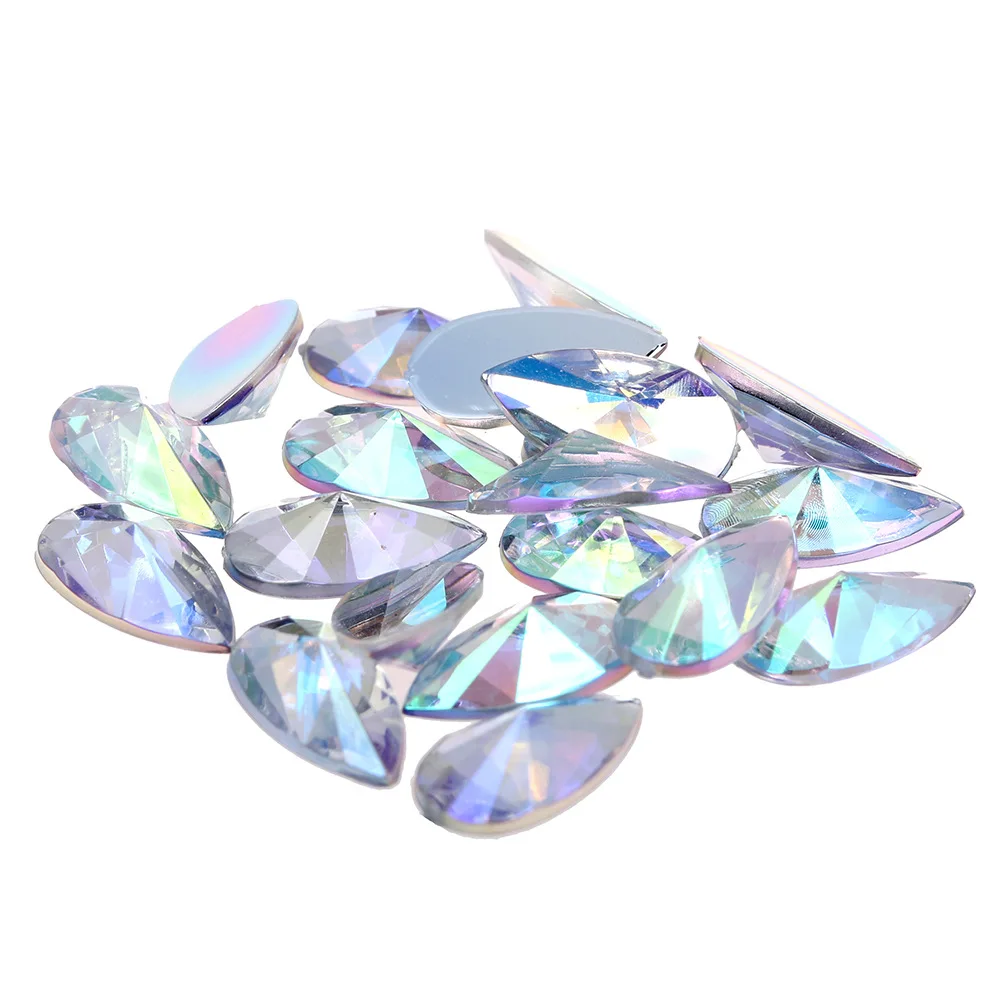 1 упаковка 30 шт. акриловые Стразы AB для дизайна ногтей 3D камни сделай сам