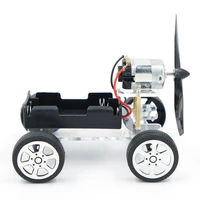 diy wind power car assemble science model materials kits school projects teaching kids educational toys puzzle equipment toys