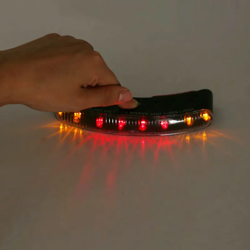 8 светодиодный тормозной светильник для шлема DC 12V 5W|Шлемы| |