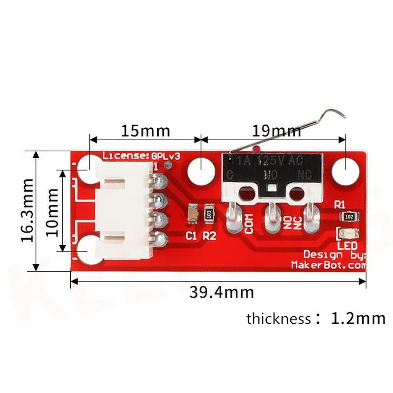 1 шт. конечный выключатель для концевого выключателя системы + кабель