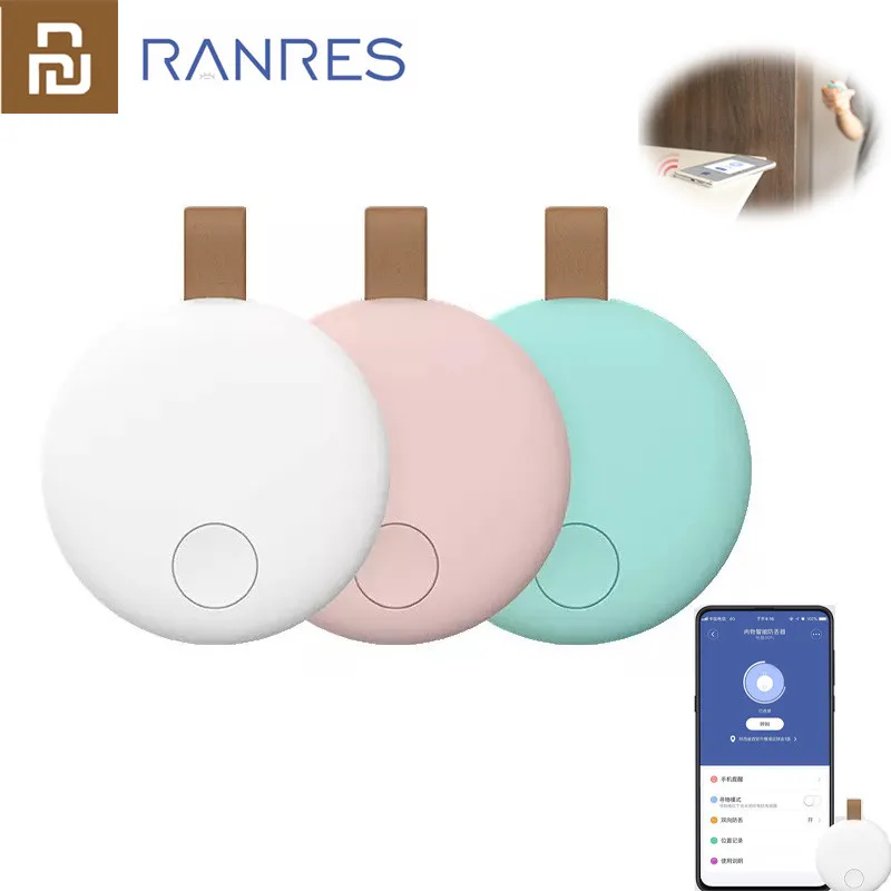 

New Youpin Ranres Anti Lost Device Device Intelligent Positioning Alarm Search Tracker Pet Bag Wallet Key Finder Phone Box