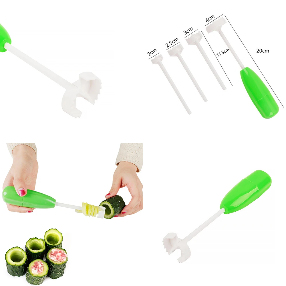 4 шт./компл. разный Размер овощной спиральный резак инструмент для розлива мяса