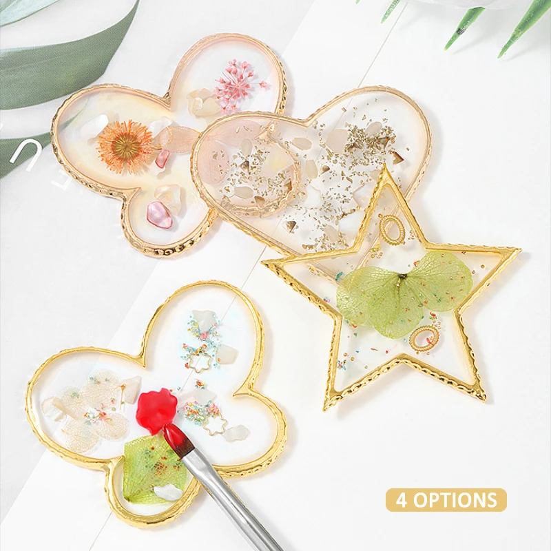 

1Pc Agate Palette Nail Painting Palette False Nail Tips Drawing Color Palette Nail Color Mixing Display Manicure Polish Gel Tool