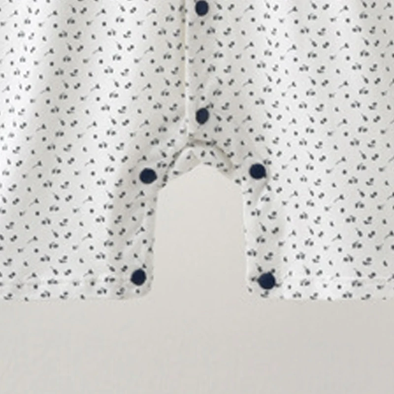 

Baby Girls Casual Rompers Flying Sleeve Newborn Polka Dot Patchwork Summer One-Pieces Toddler Girl Single-breasted Suit