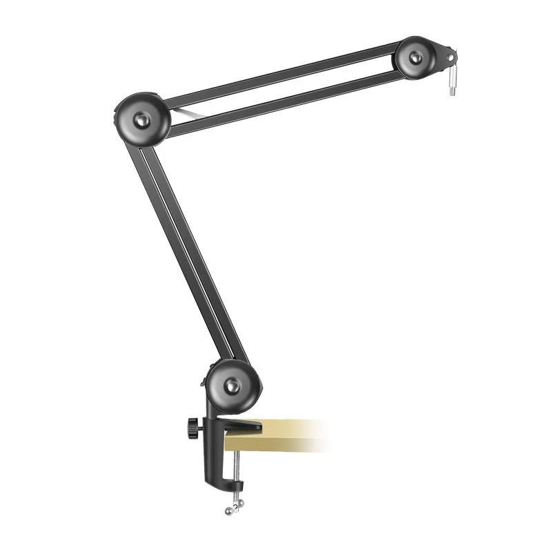 Suporte para Microfone Braço de Suspensão Resistente com Mola Suporte de Montagem para Microfone Embutido para Gravação de Voz Ajustável