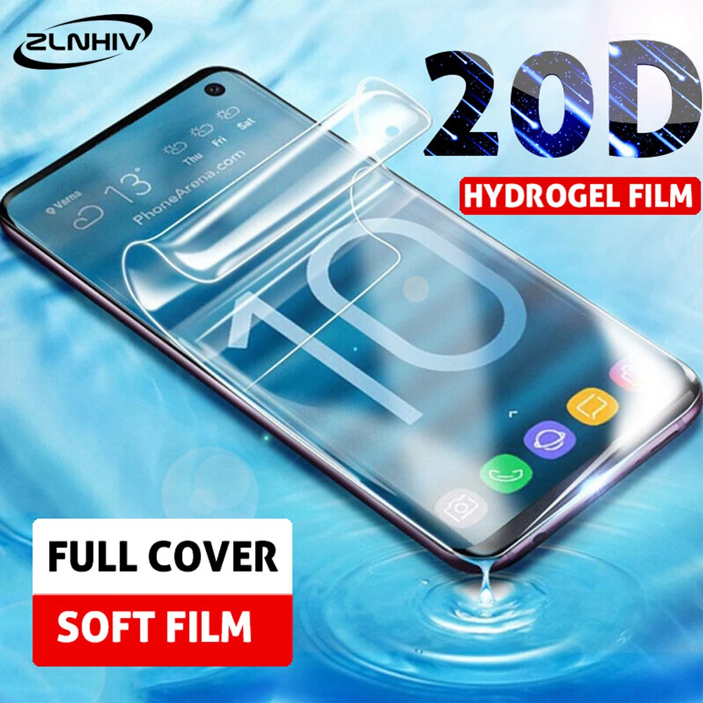 Zlnвич полное покрытие для samsung galaxy s8 s9 s10e s10 plus Гидрогелевая пленка защиты экрана