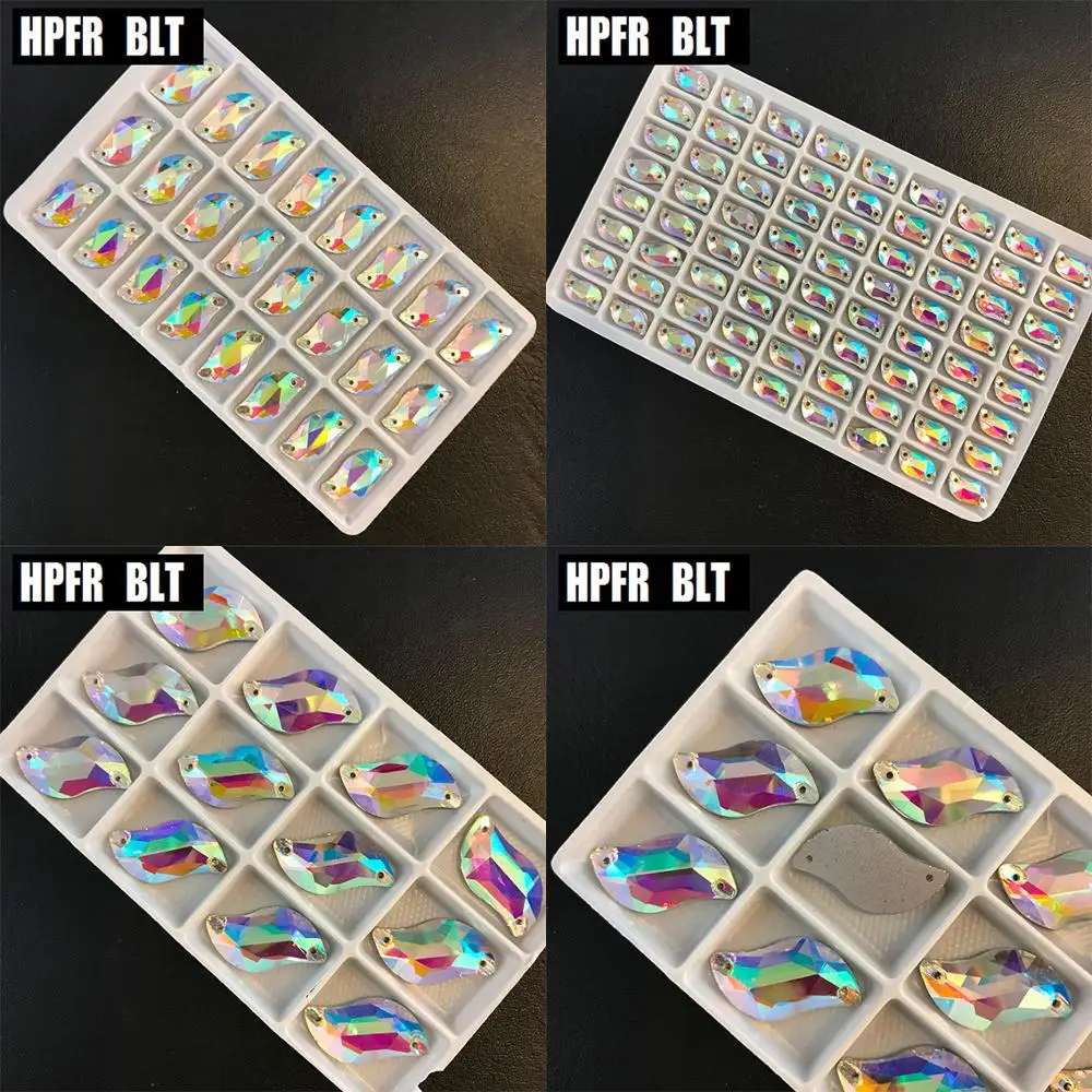 Русалка Кристалл AB форма пришивать Стразы стиль для изготовления платья