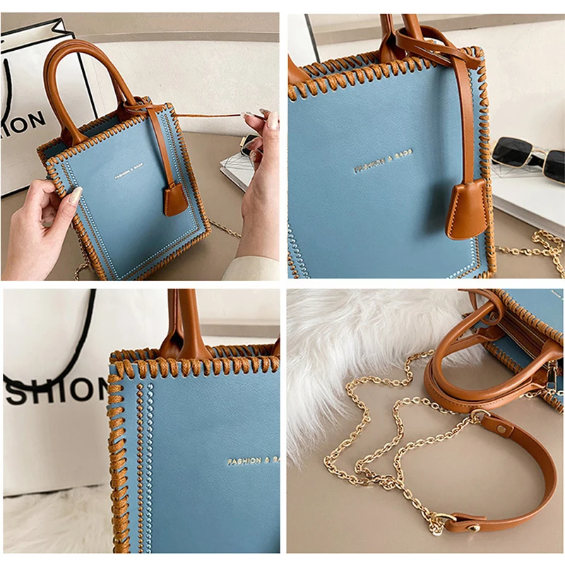 High Quality DIY Handmade Backpack Woven Bag Set Hand Stitching Handles Women Handbag Shoulder Strap Bag Accessories