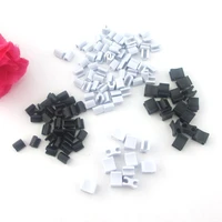 10pcs 3 5 zipper stopper for repair resin zippers white black color