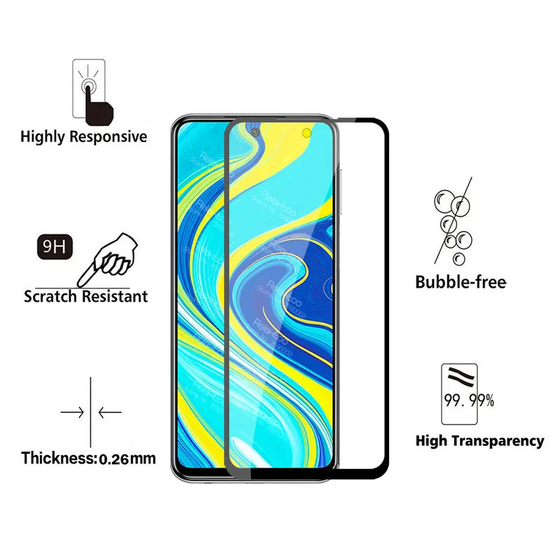 Защитное стекло 9D для xiaomi redmi note 9 s note9s не защита экрана объектива камеры защитная