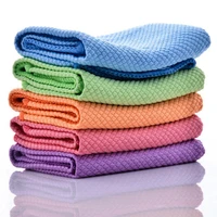 5 pcs absorbent cloth kitchen towels microfiber water wipes table window car rags multifunction dish washing cloth household