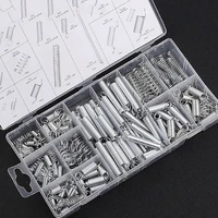 springpull spring set hardware supplies zinc galvanized preservative plastic box storage multiple specifications available