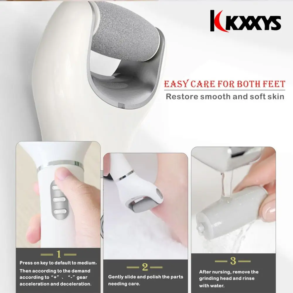 Электрическая пилка для ног инструмент ухода за ногами удаление огрубевшей кожи