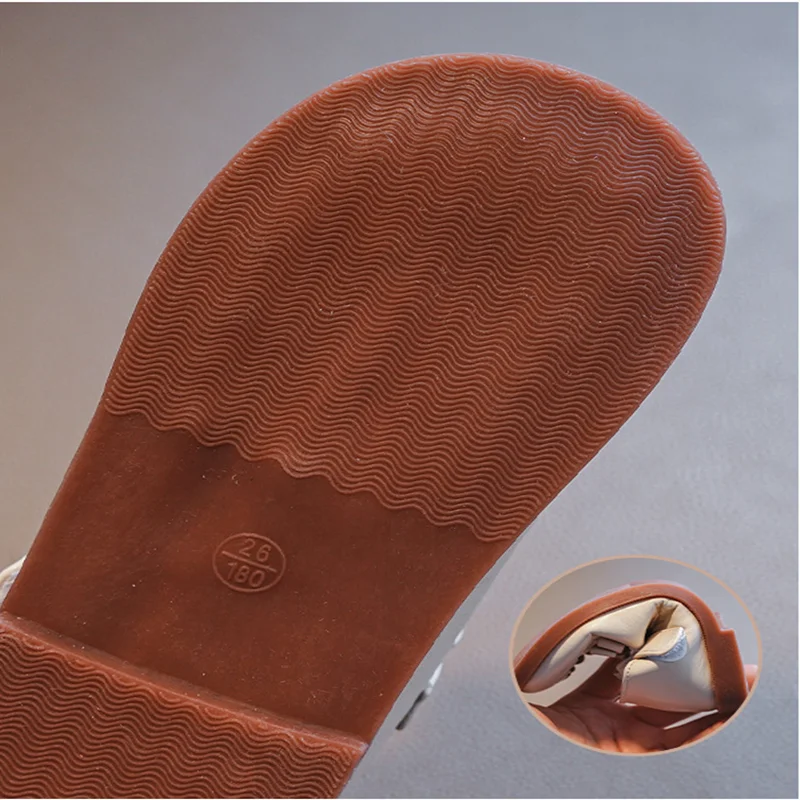 

2021 spring and autumn new bow soft sole little girl single shoes children princess shoes peas shoes