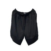 mens simple sports shorts summer popular mens plain asymmetric simple loose shorts thin elastic belt shorts