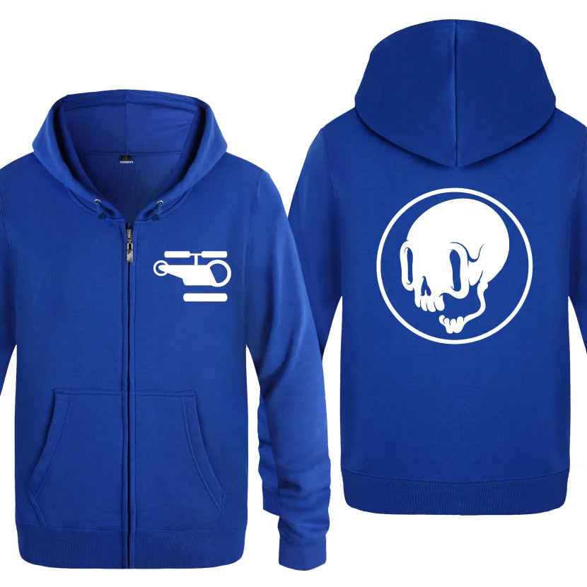 

Zipper Hoodies Men Encounters Alien Skull Print Mens Hoodie Fleece Long Sleeve Man's Jacket Sweatshirt Skate Tracksuit