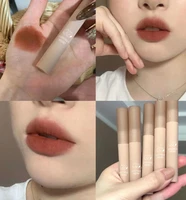 6 colors brown velvet matte lip gloss liquid lipstick waterproof long lasting lip gloss nude lipsticks red lip tint cosmetics