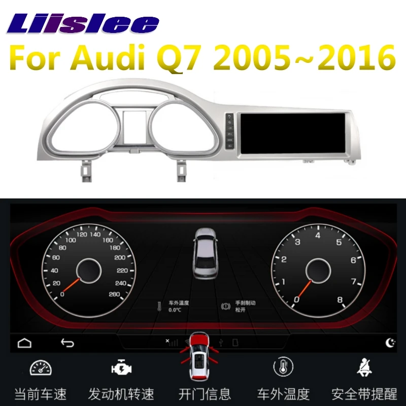 Для Audi Q7 2005~ MMI 10,25 дюймов LiisLee CarPlay адаптер давления в шинах автомобильный мультимедийный плеер gps аудио радио навигация NAVI