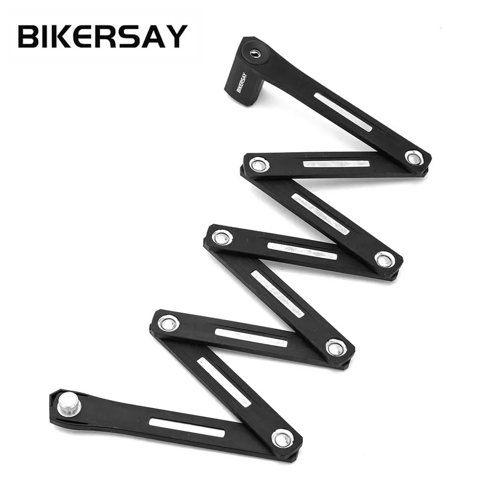Складной велосипедный замок BIKERSAY высокая безопасность защита от кражи