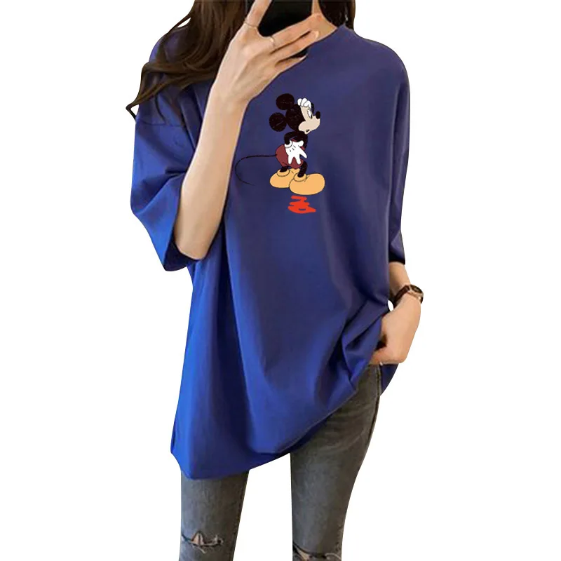Милая футболка с Микки Маусом женская летняя рубашка коротким рукавом 2020 Новый