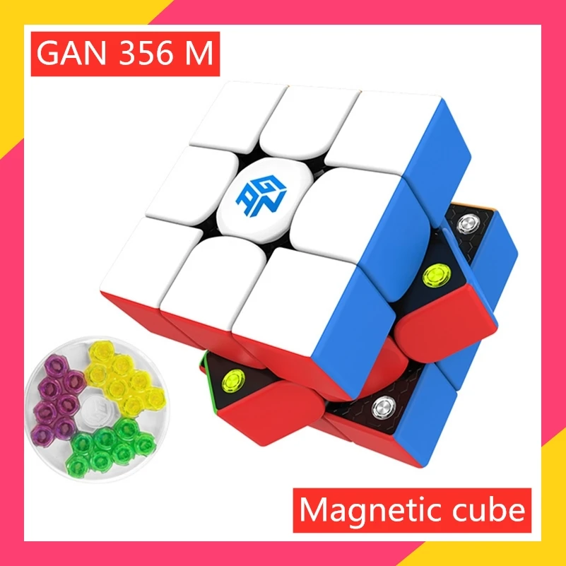 GAN 356 м 3x3x3 кубик рубика Магнитный магический неокуб профессиональный скоростной
