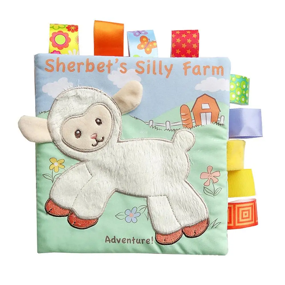 

Early education toys plush books interactive touch books baby toys