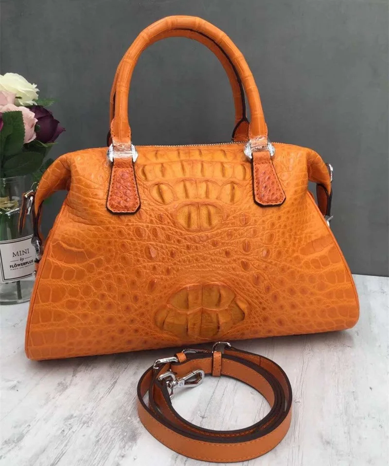 Необычная натуральная кожа аллигатора Женская Подушка кошелек из настоящей