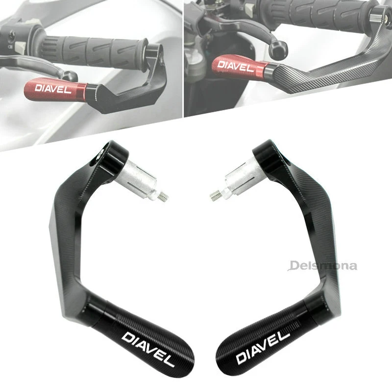 

For DUCATI Diavel Carbon XDiavel XDiavelS Motorcycle 7/8"22mm CNC Handlebar Grips Guard Brake Clutch Levers Guard Protector