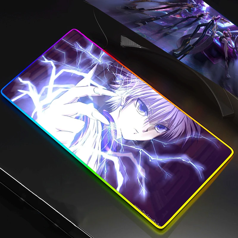 

RGB Hunter X Hunter Mousepad 40x90 Mause Pad Gaming Accessiores Mouse Pad Keyboard Mat 90x30 Podkladka Pod Mysz Tapis De Souris