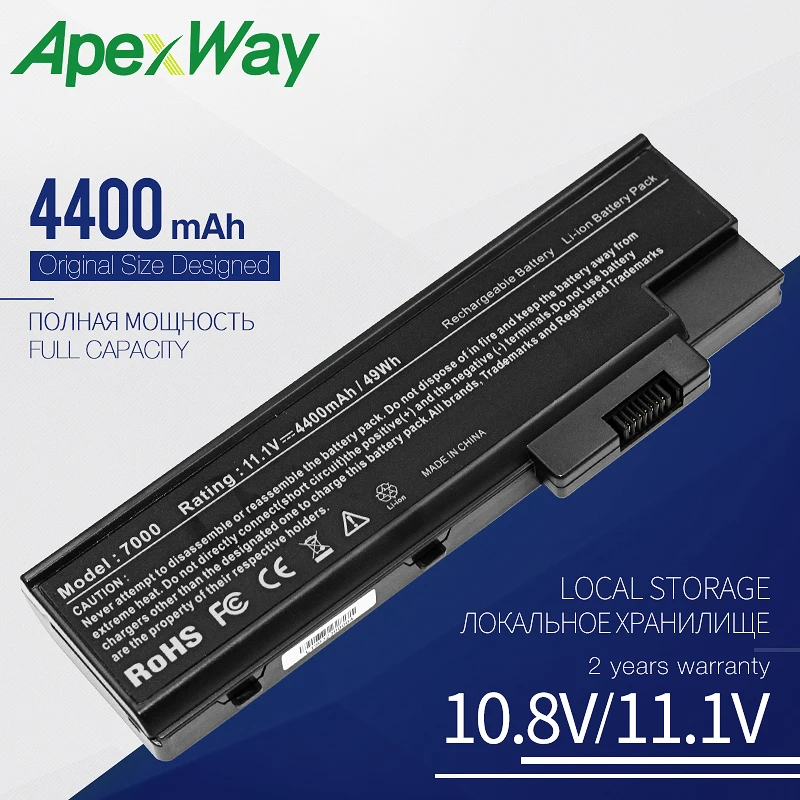 6 ячеек батареи ноутбука 4UR18650F 2 QC218 BTP BCA1 для Acer Aspire 9000 9300 9400 9510 5600 7000 4220 5100 6500 7110|laptop