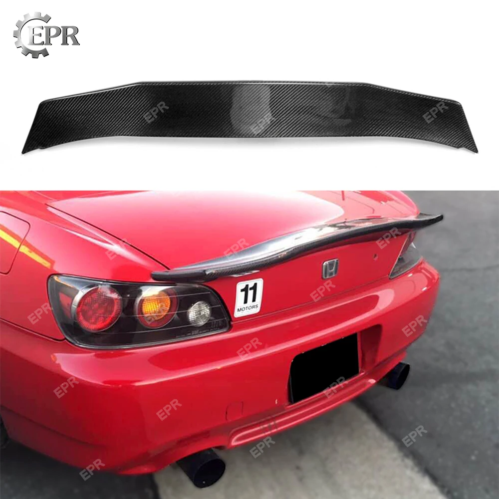 Уплотнительная прокладка из углеродного крыла для Honda S2000 AP1 AP2 K1 Lab style корпус из углеродного волокна спойлер Body Kit тюнинг для S2000 Racing