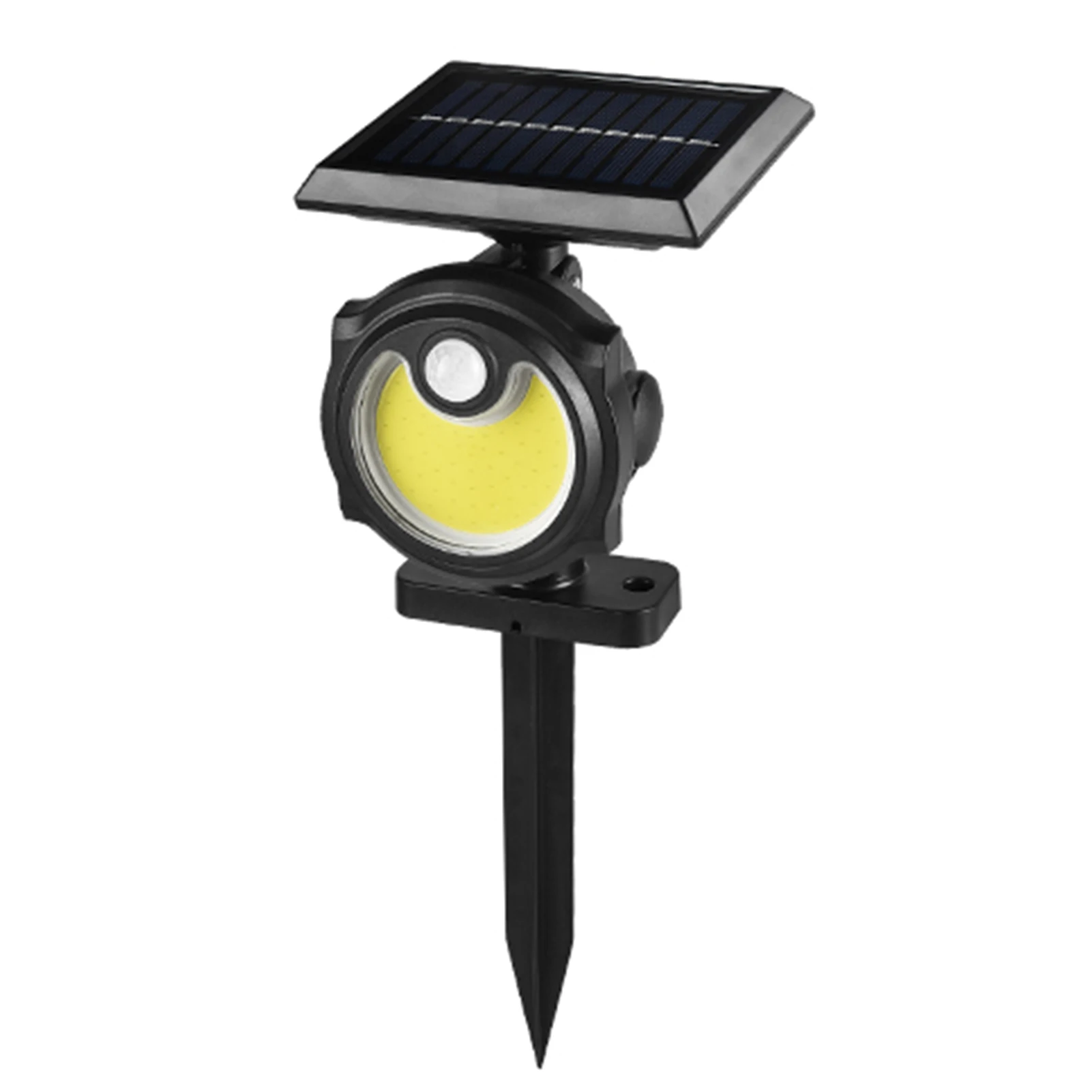 

56COB Solar Powered Light with Ground Stake Human Induction 3Mode IP65Waterproof Outdoor Landscape Spotlights Garden Solar Light