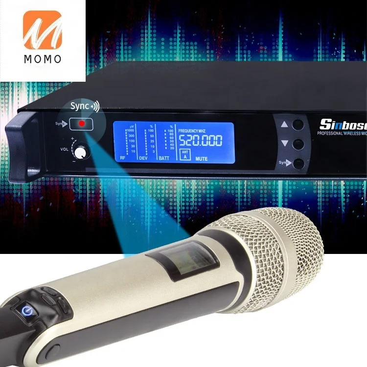 구매 광저우 전문 무선 보컬 마이크 세트 2 UHF 동적 핸드 헬드 무선 마이크