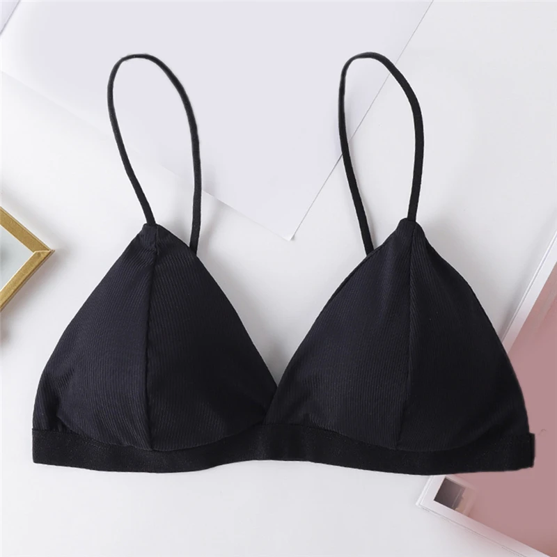 Женский бюстгальтер без косточек удобный однотонный регулируемое нижнее белье