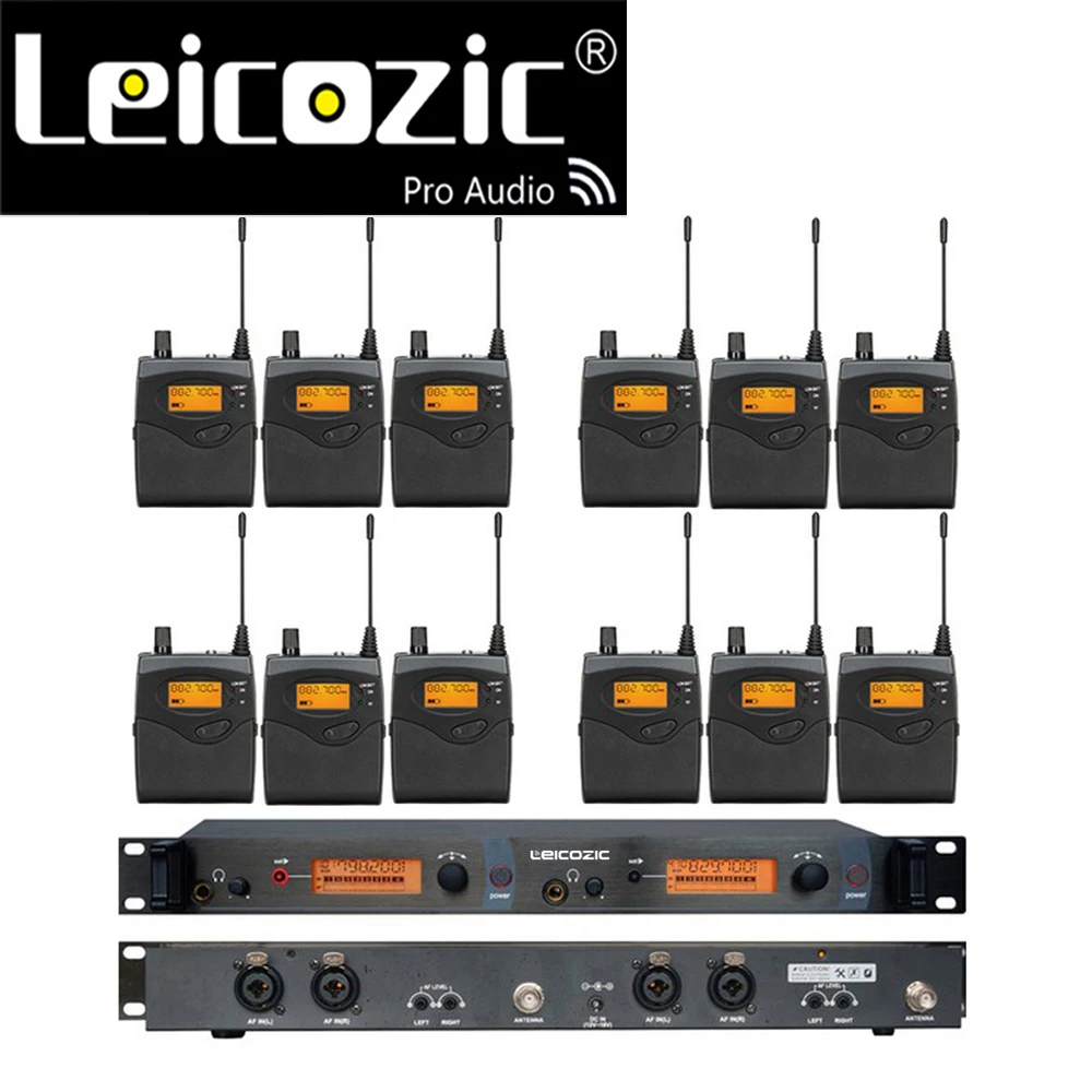 Беспроводной передатчик leicosic SR2050 12 приемников IEM UHF профессиональная сценическая