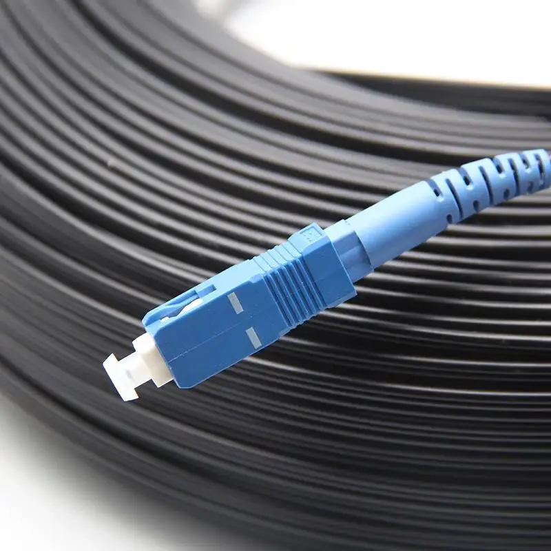 Уличный прямой кабель SC Одномодовый 10 м/20 м/30 м SM Simplex FTTH соединительный