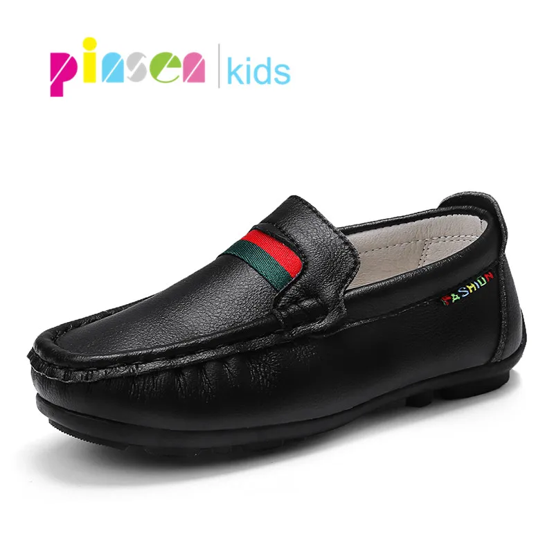 2022 New Autumn Genuine Leather children's Shoes for Boys Mocassins Fashion Kids For Girls Casual Flat Slip On Loafer | Детская