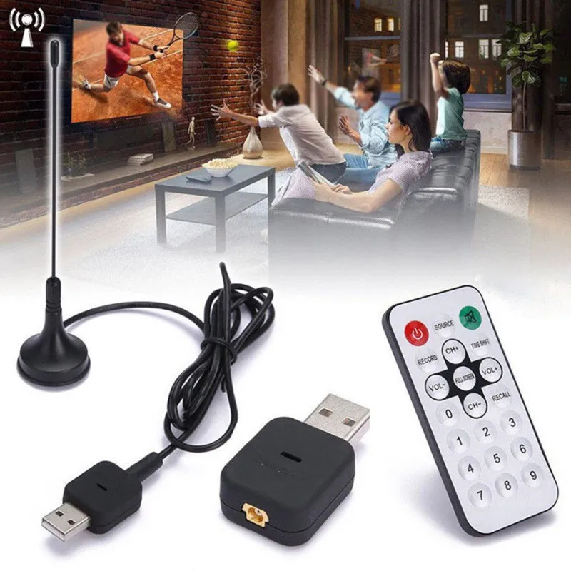 Высококачественный Профессиональный USB 2 0 цифровой DVB T SDR + DAB FM HD ТВ тюнер приемник