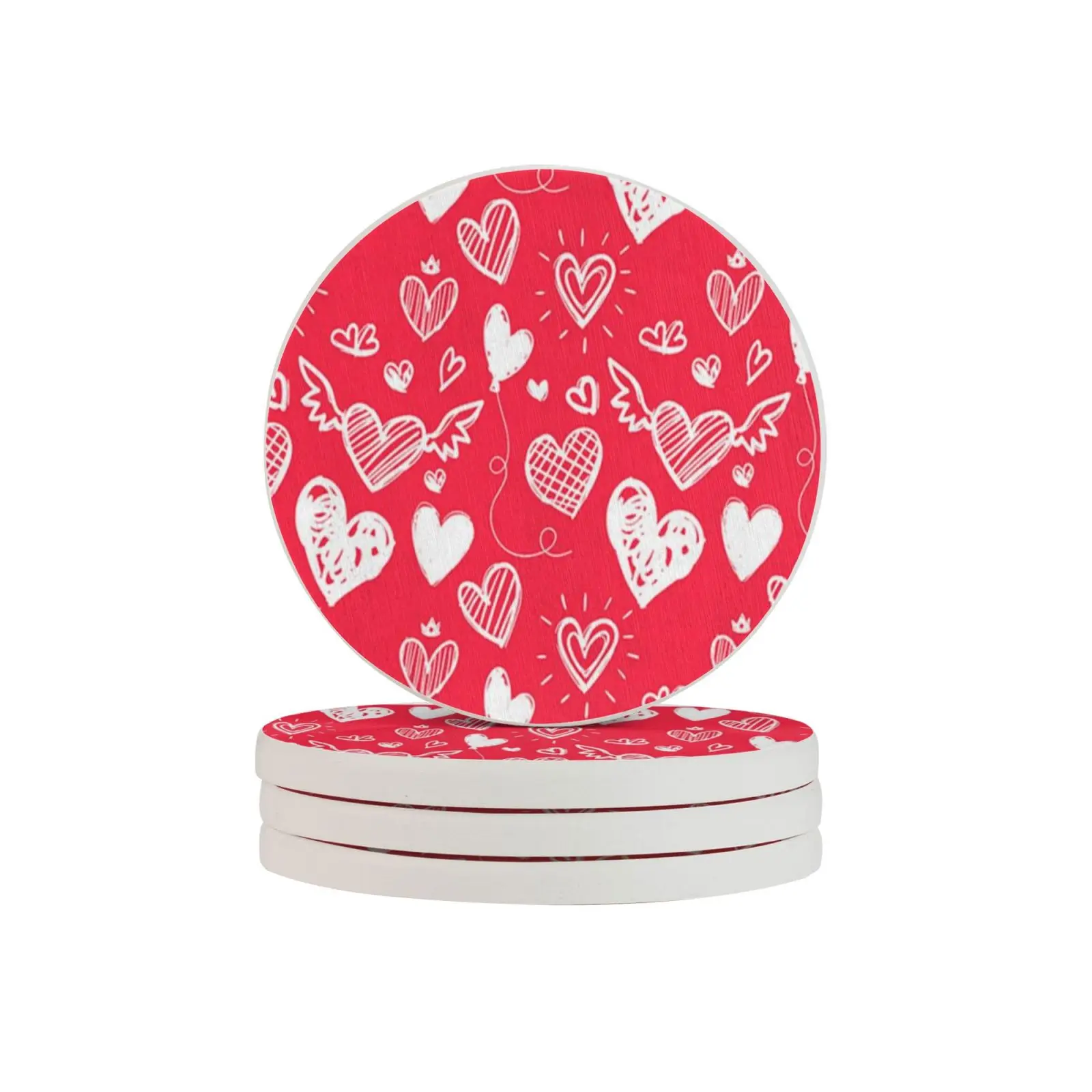 

Diatom Mud Mat Fresh Dining Table Ornament Creative Original Coasters 4 Piece Set Mats Pads Kitchen Accessories Decoration Bar