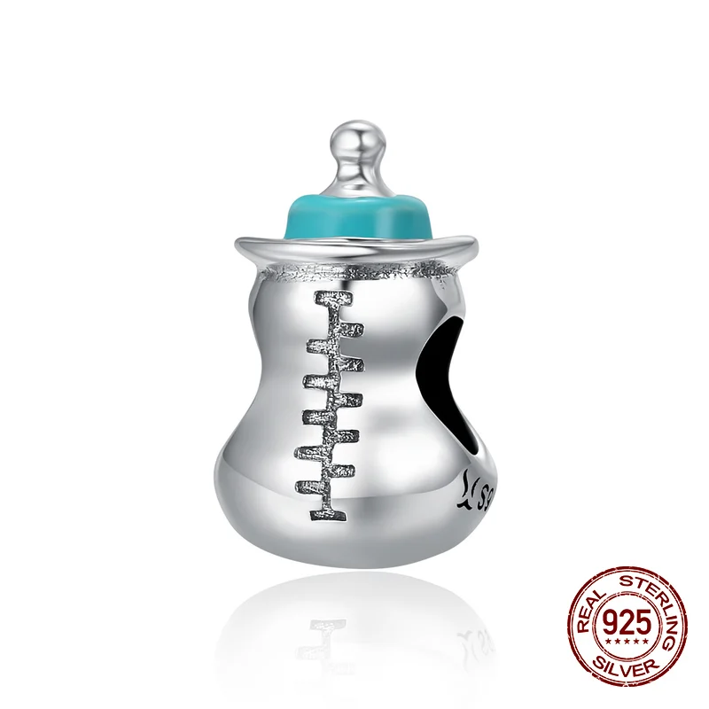 Бусины памяти в виде бутылки с молоком подходят для женских подвесок из