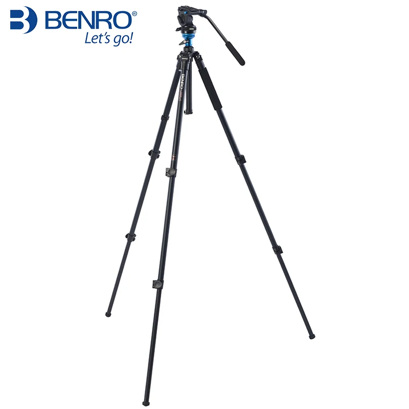 BENRO A1573FS2 Видео Штатив Профессиональный алюминиевый штатив для камеры с S2 видео