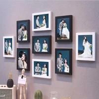 9pcsset 7 inch picture frames wall photo frame set creative wedding photo series family photo frames for picture wall decor