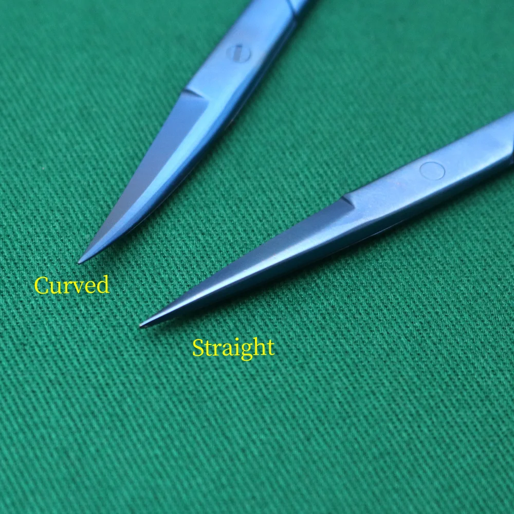 Титановый сплав 11 5 см пластиковые ножницы для двойного века прямая головка