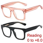 Новинка 2021, очки для чтения унисекс с голубым светильник фильтром, модные очки для мужчин и женщин с оправой из TR90, винтажные квадратные очки, антибликовые очки