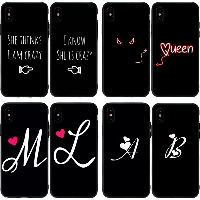 Мягкие черные чехлы для телефонов девочек Bff Best Friends Forever чехол iPhone 11 7 8 Plus 6 6S 5 X XR XS