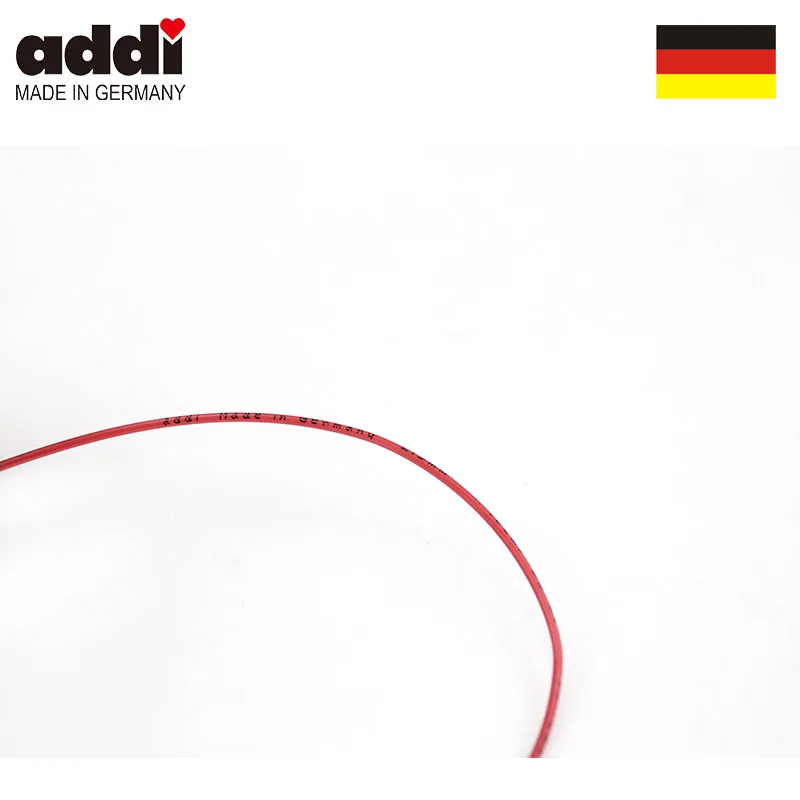 Круглая спица Addi 717-7-40 см с яркими и гладкими металлическими наконечниками | Дом
