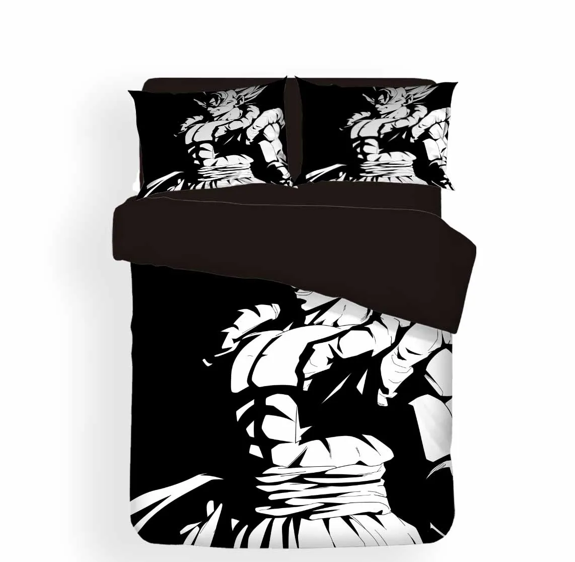 Новые корейские носки из хлопка, хлопковые Dragon Ball Z Комплект постельного белья наволочка близнец полный queen King Размеры для мальчиков и девочек, Комплект постельного белья 2/3 шт. набор пододеяльников