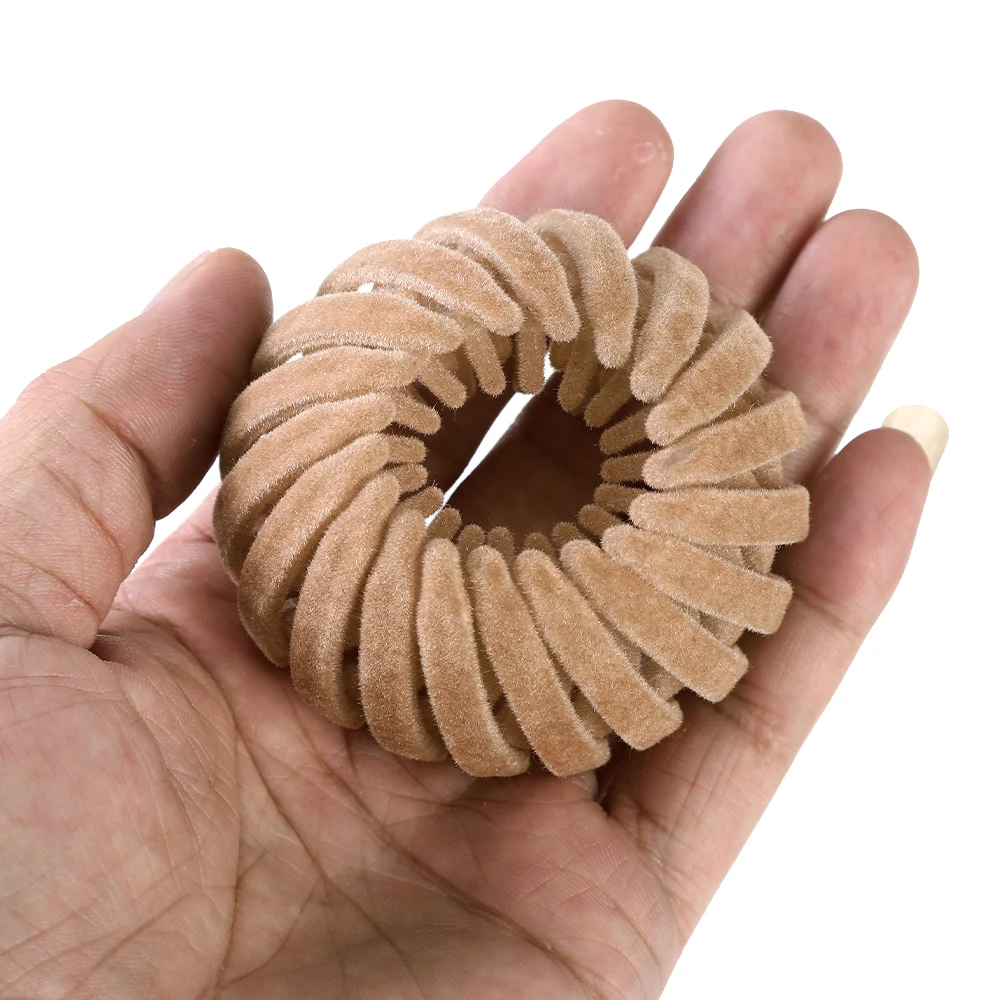 Женские бархатные заколки-булочки Haimeikang заколки для волос в виде хвоста