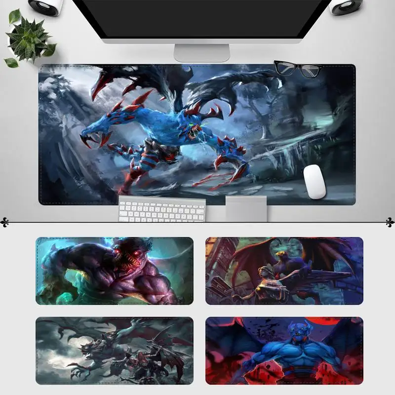 

Durable Night stalker Dota 2 Gaming Mouse Pad PC Laptop Gamer Mousepad Anime Antislip Mat Keyboard Desk Mat For Overwatch/CS GO